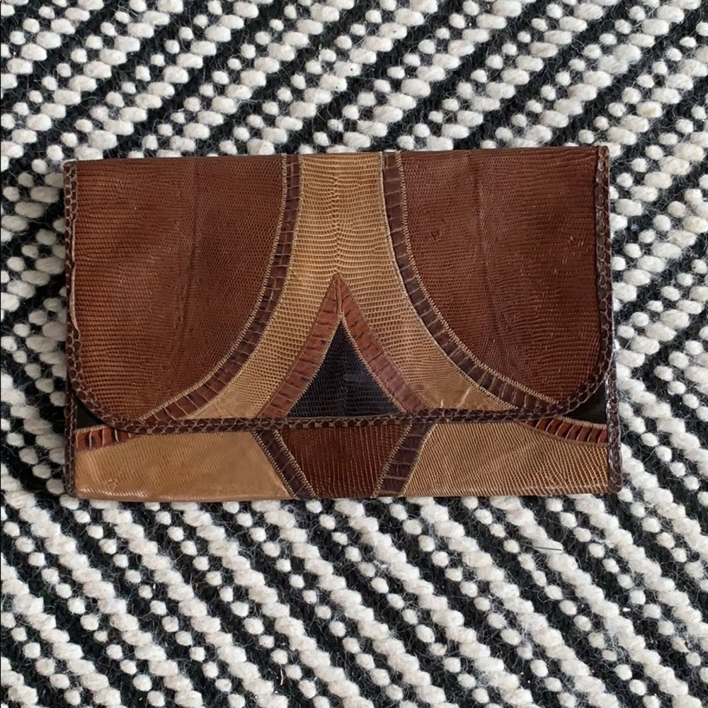 Authentic Carlos falchi clutch